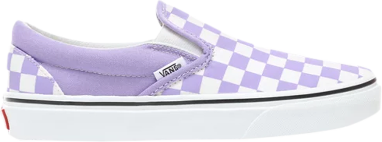 Кеды Vans Classic Slip-On Checkerboard - Violet Tulip, фиолетовый