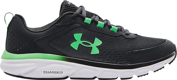 

Кроссовки Under Armour Charged Assert 9 Black Extreme Green, черный