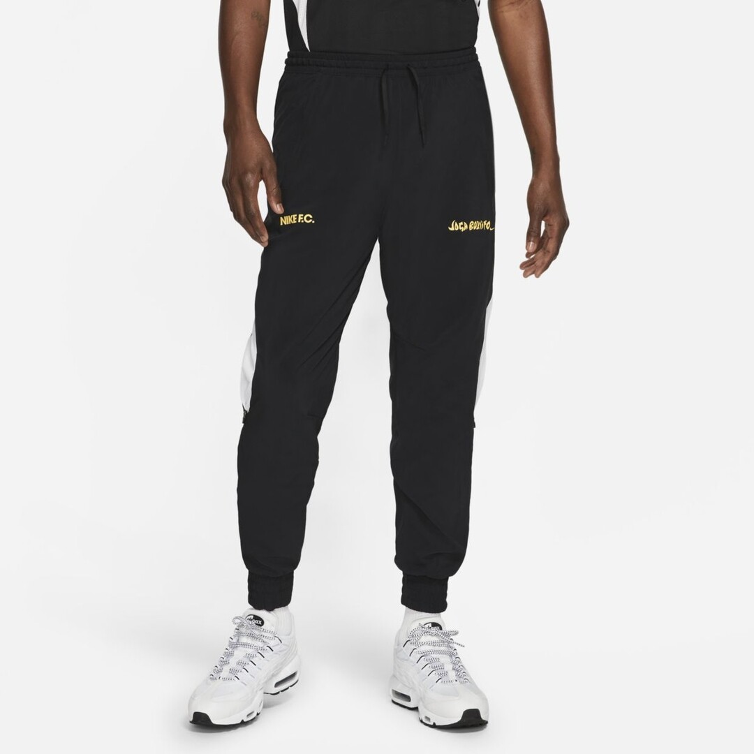 

Брюки Nike Men's Contrast Color Stitching Bundle Feet Sports, черный