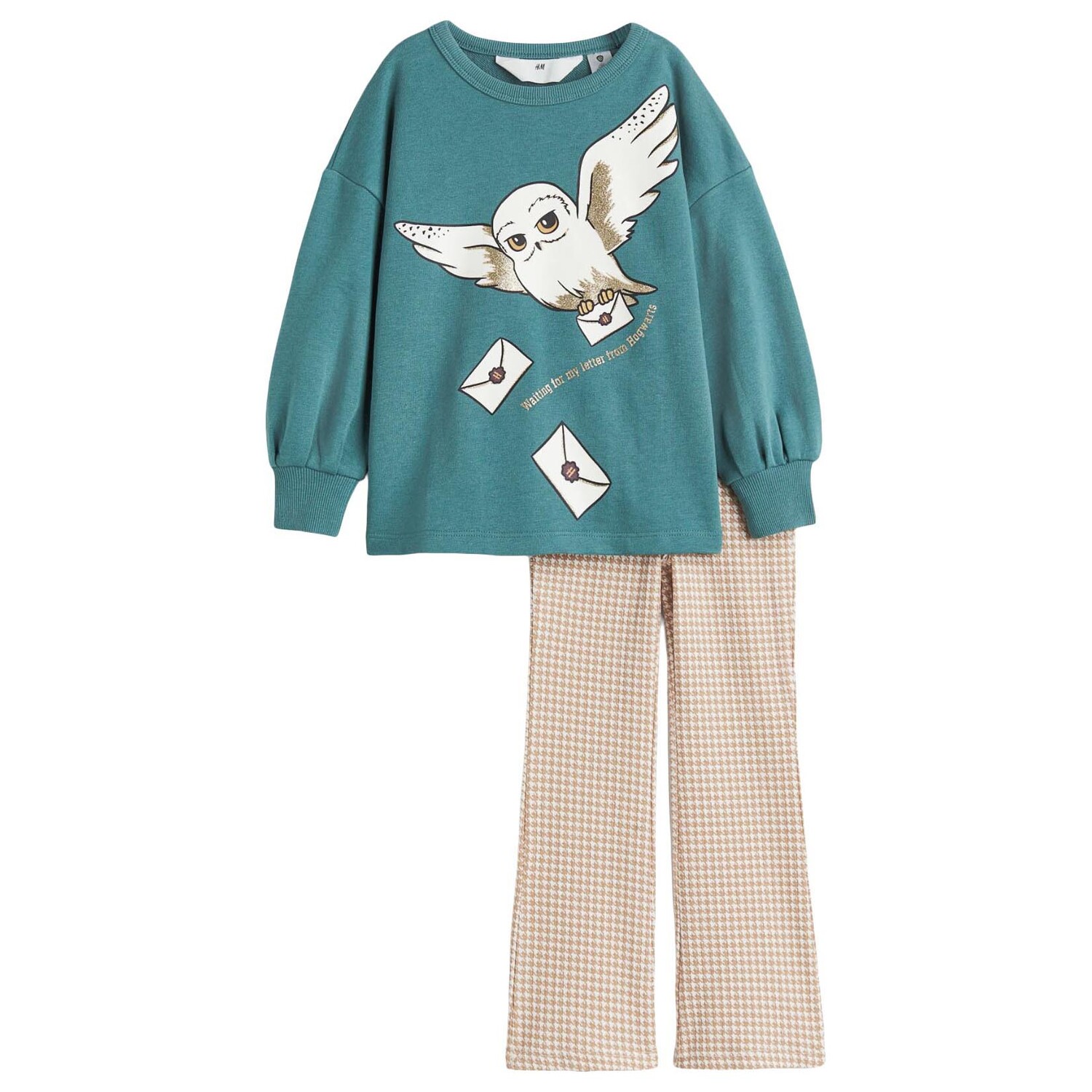 

Комплект одежды H&M Printed Harry Potter, 2 предмета, темно-бирюзовый