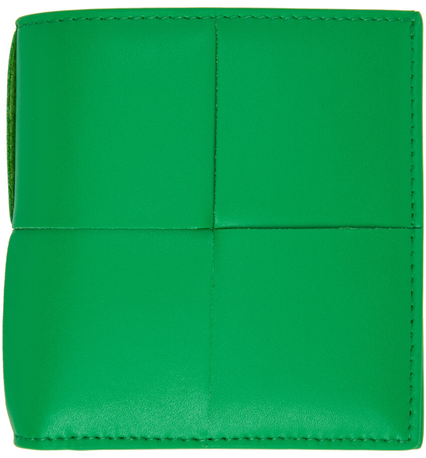 

Зеленый бумажник Intreccio Bifold Bottega Veneta
