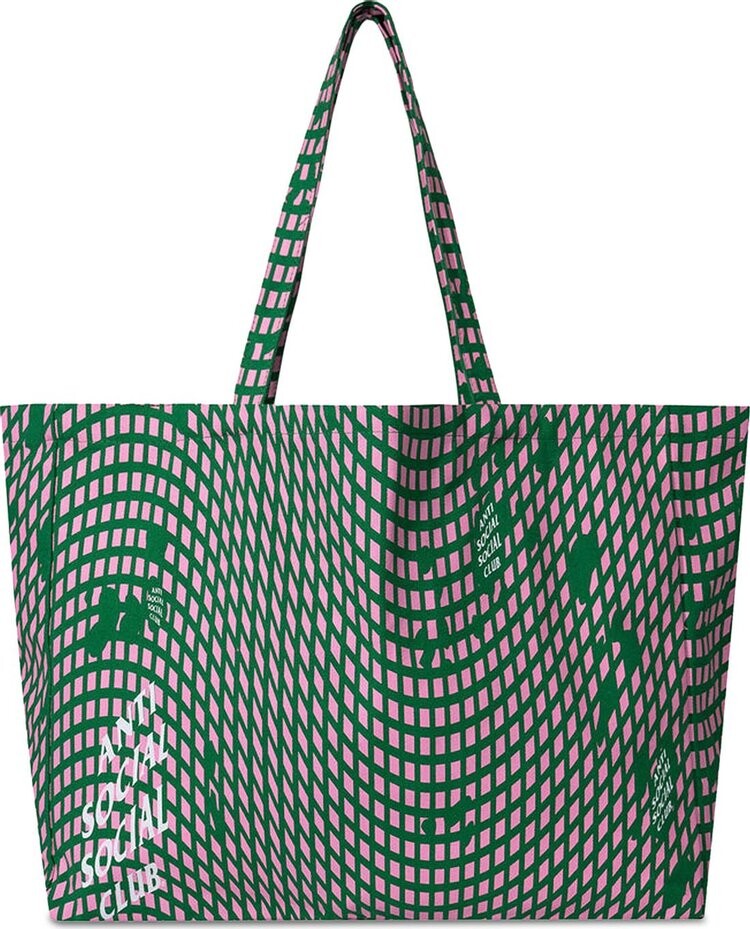

Сумка Anti Social Social Club Tokyo 1997 Tote Bag Green, зеленый