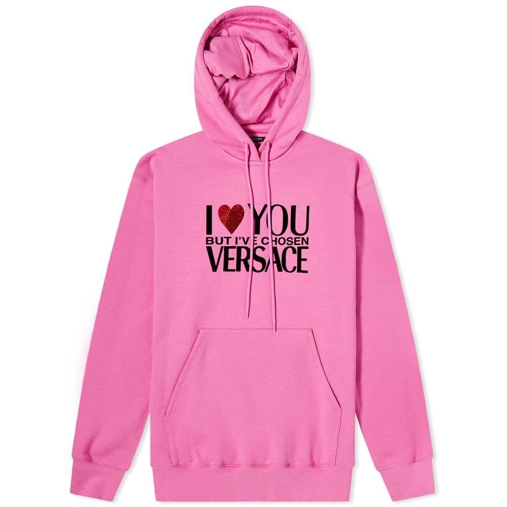 

Толстовка Versace I Love Print Hoody, Розовый