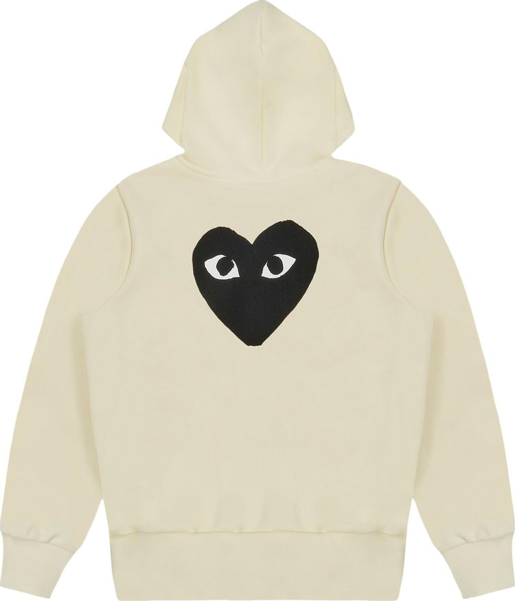 Comme des garcons store hoodie yellow