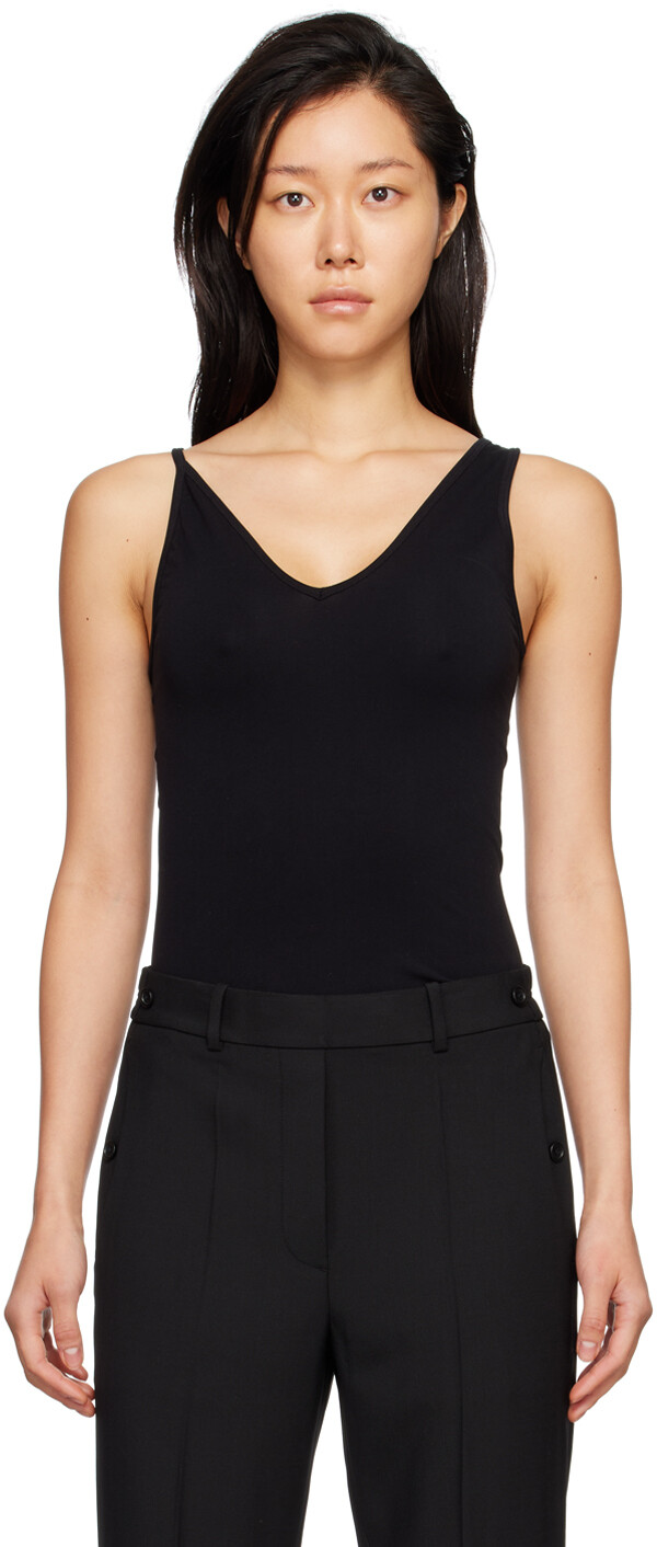 

Черная майка с ремешком Helmut Lang