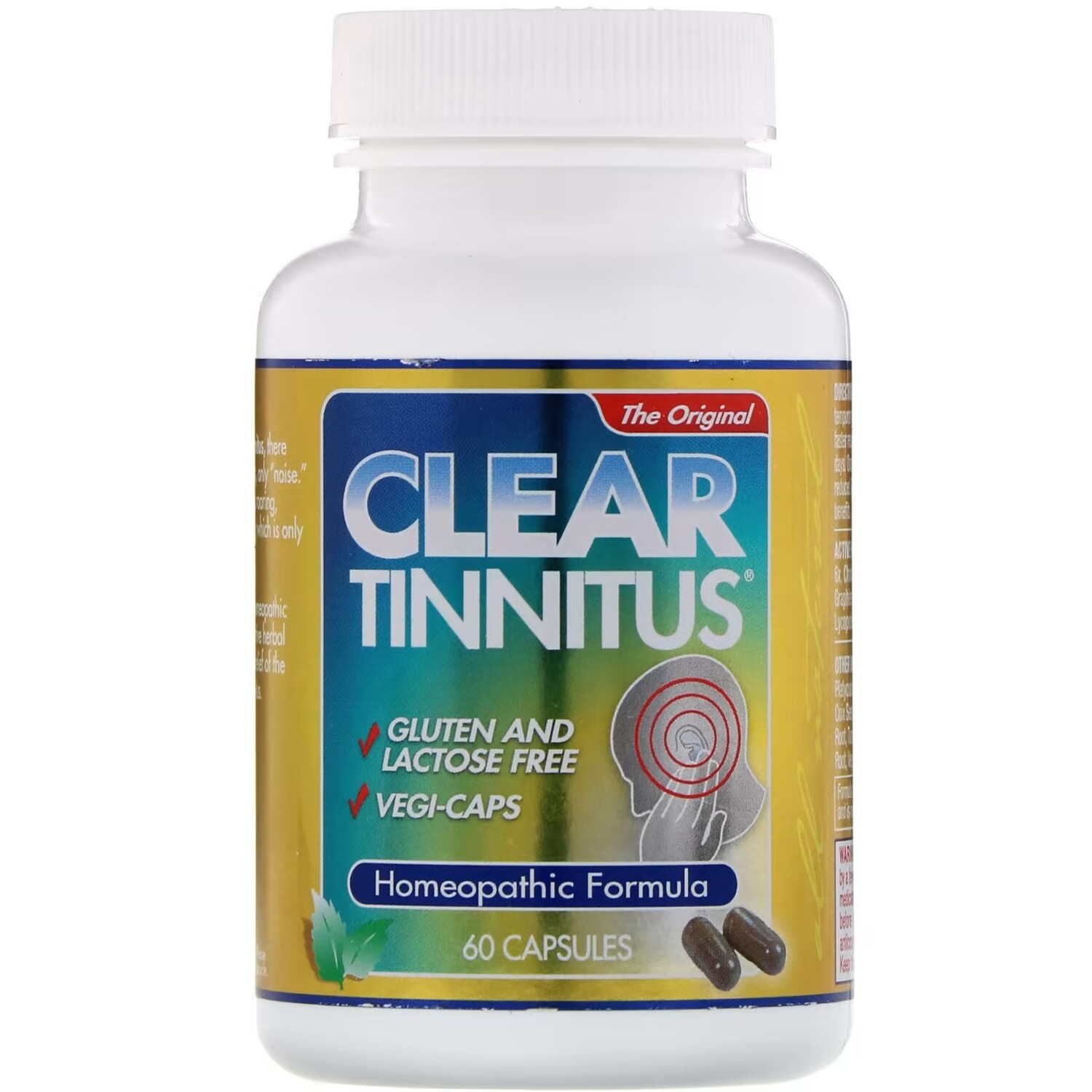 

Clear Products Clear Tinnitus средство от звона в ушах, 60 капсул
