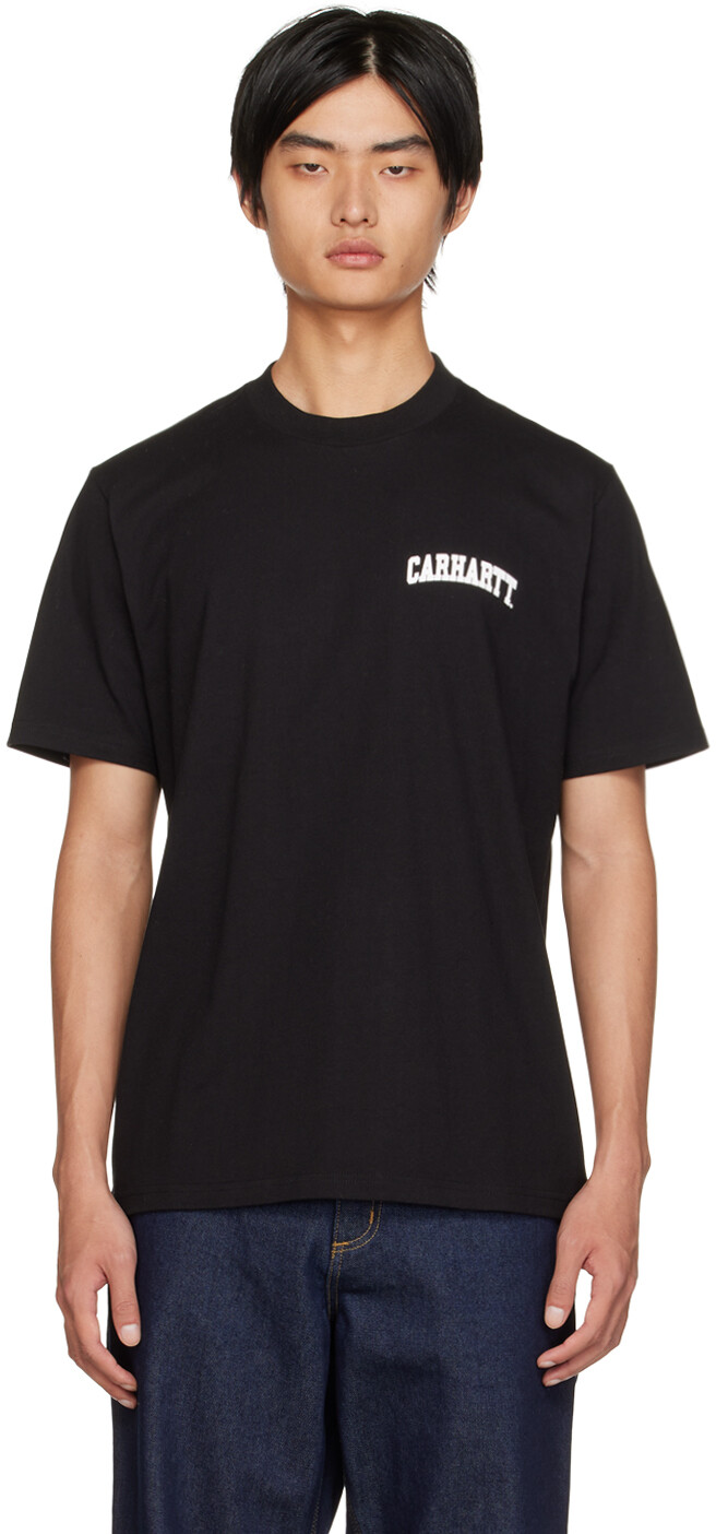 

Черная футболка с надписью University Script Carhartt Work In Progress, Черный