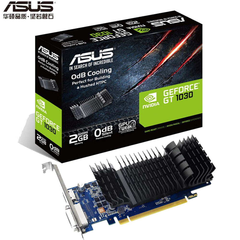 

Видеокарта графическая Asus NVIDIA GT 1030 SL GDDR5 2GB BRK