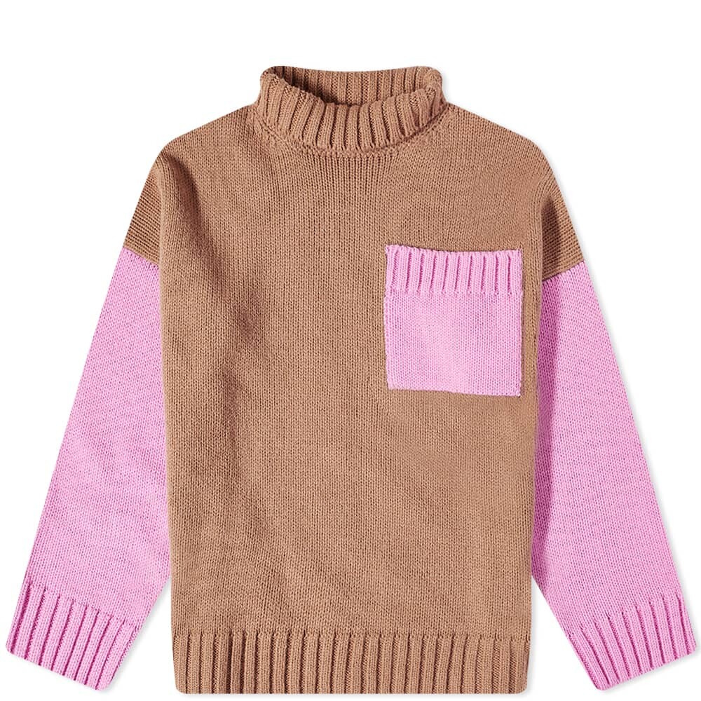 

Джемпер JW Anderson Patch Pocket Turtleneck Jumper, Коричневый