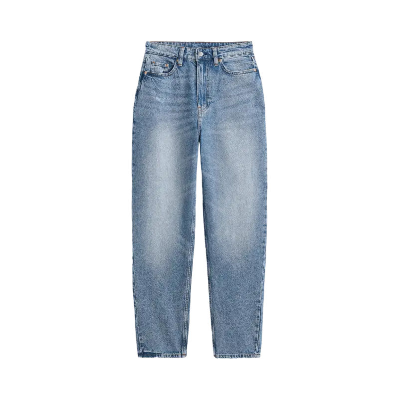 

Джинсы H&M Mom Loose Fit Ultra High, синий