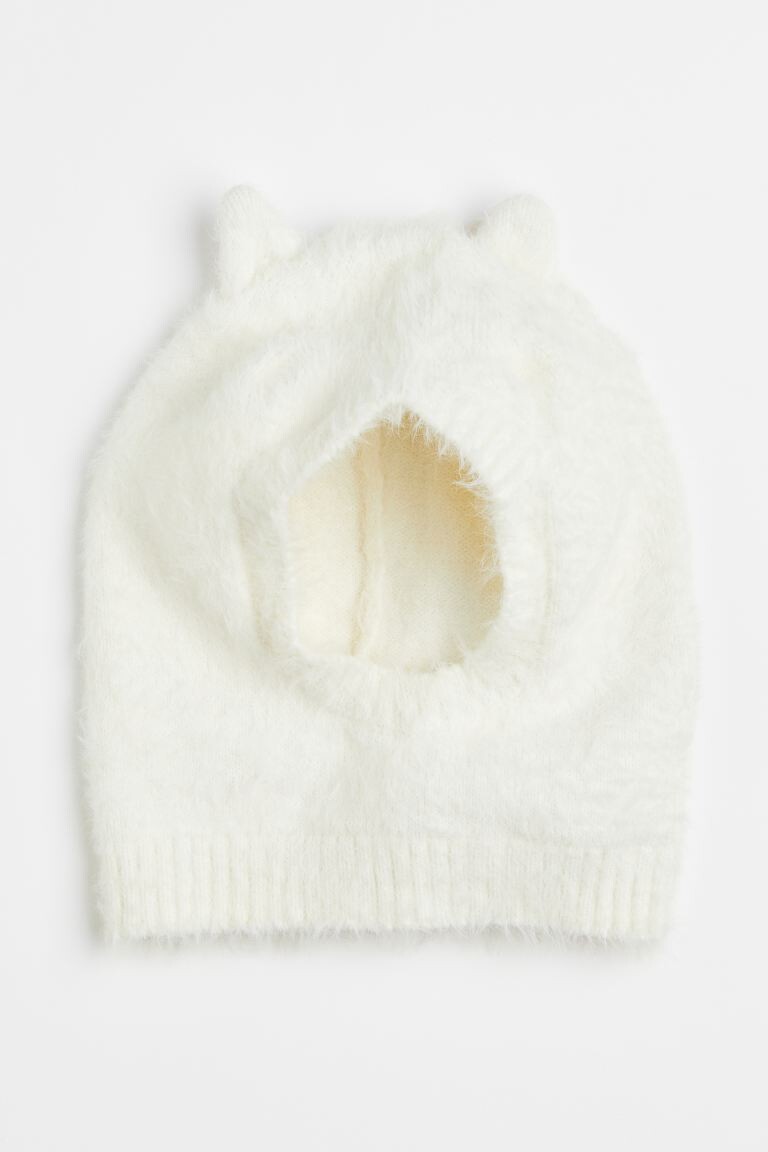 

Пушистая вязаная балаклава H&M