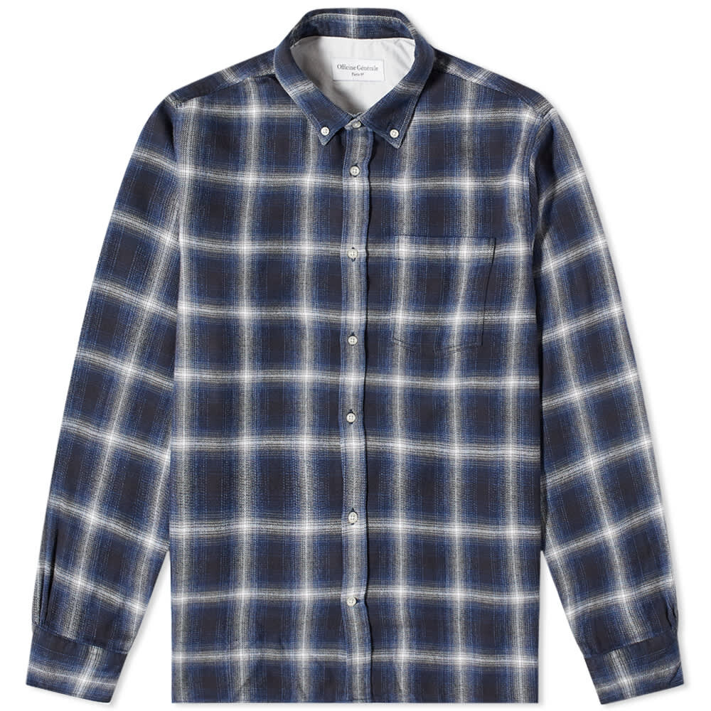 

Рубашка Officine Generale Arsene Japanese Check Shirt