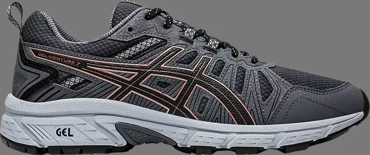 

Кроссовки wmns gel venture 7 'graphite grey rose gold' Asics, серый