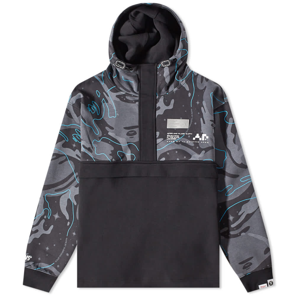 

Толстовка AAPE Smock Camo Hoody, Серый