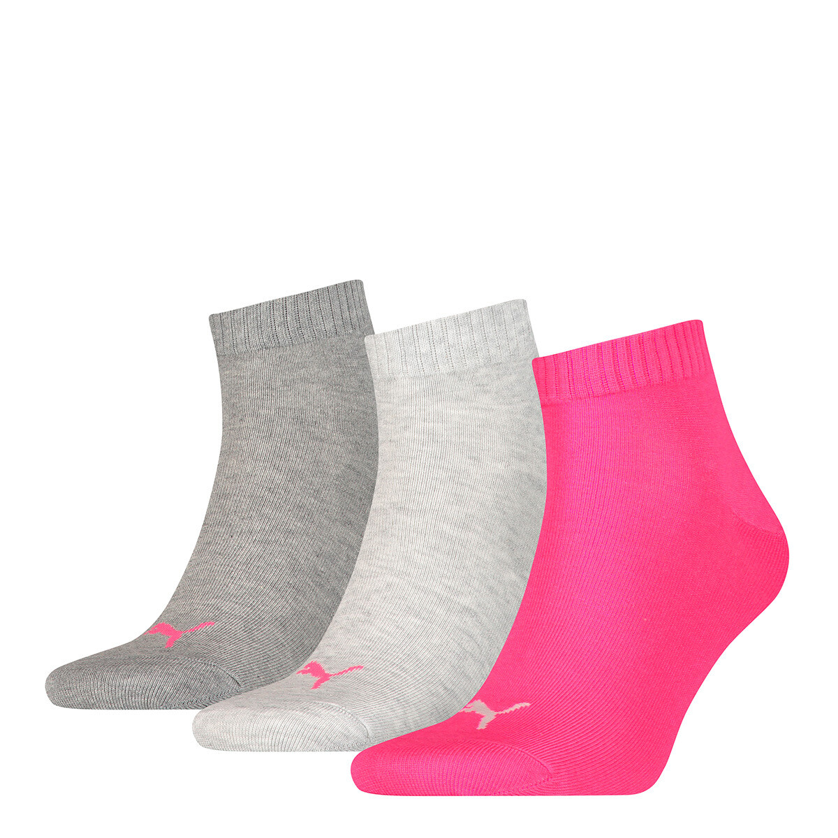 

Носки Puma 3 шт, цвет Grau/Pink