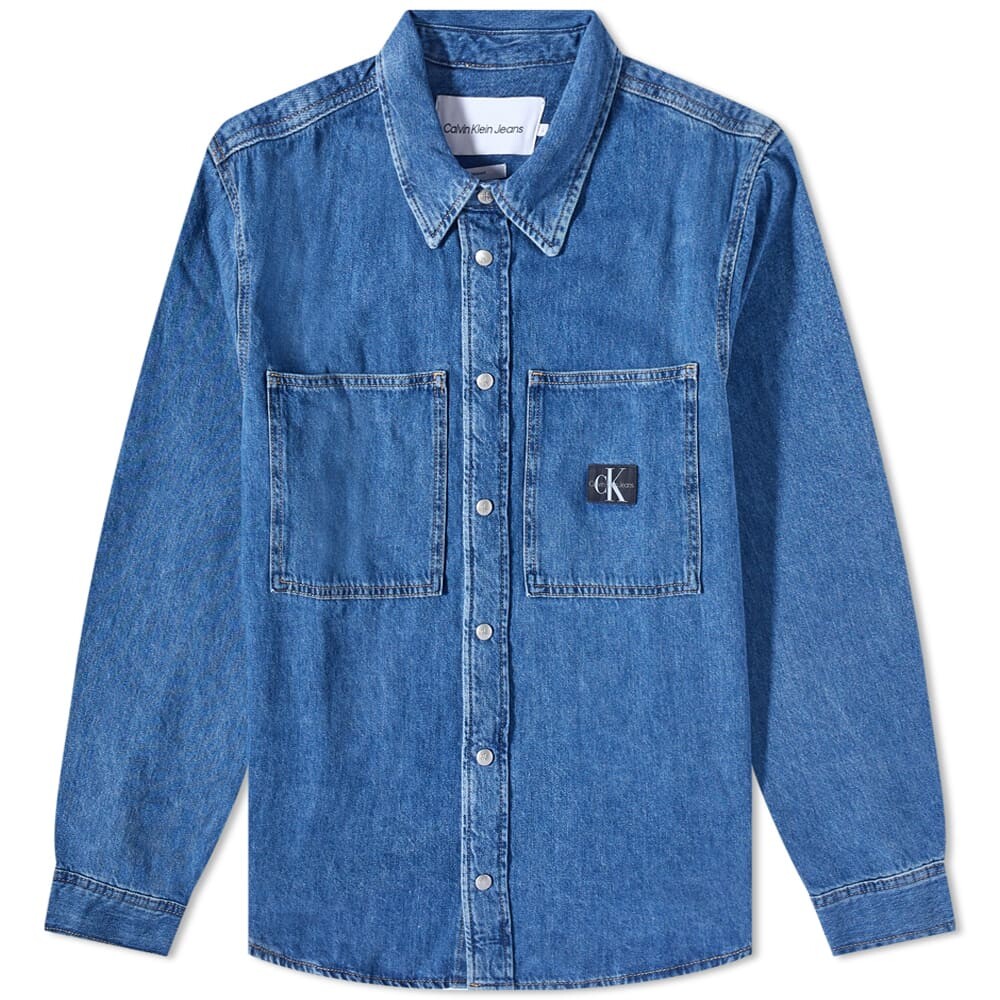 

Рубашка Calvin Klein Relaxed Linear Denim Shirt