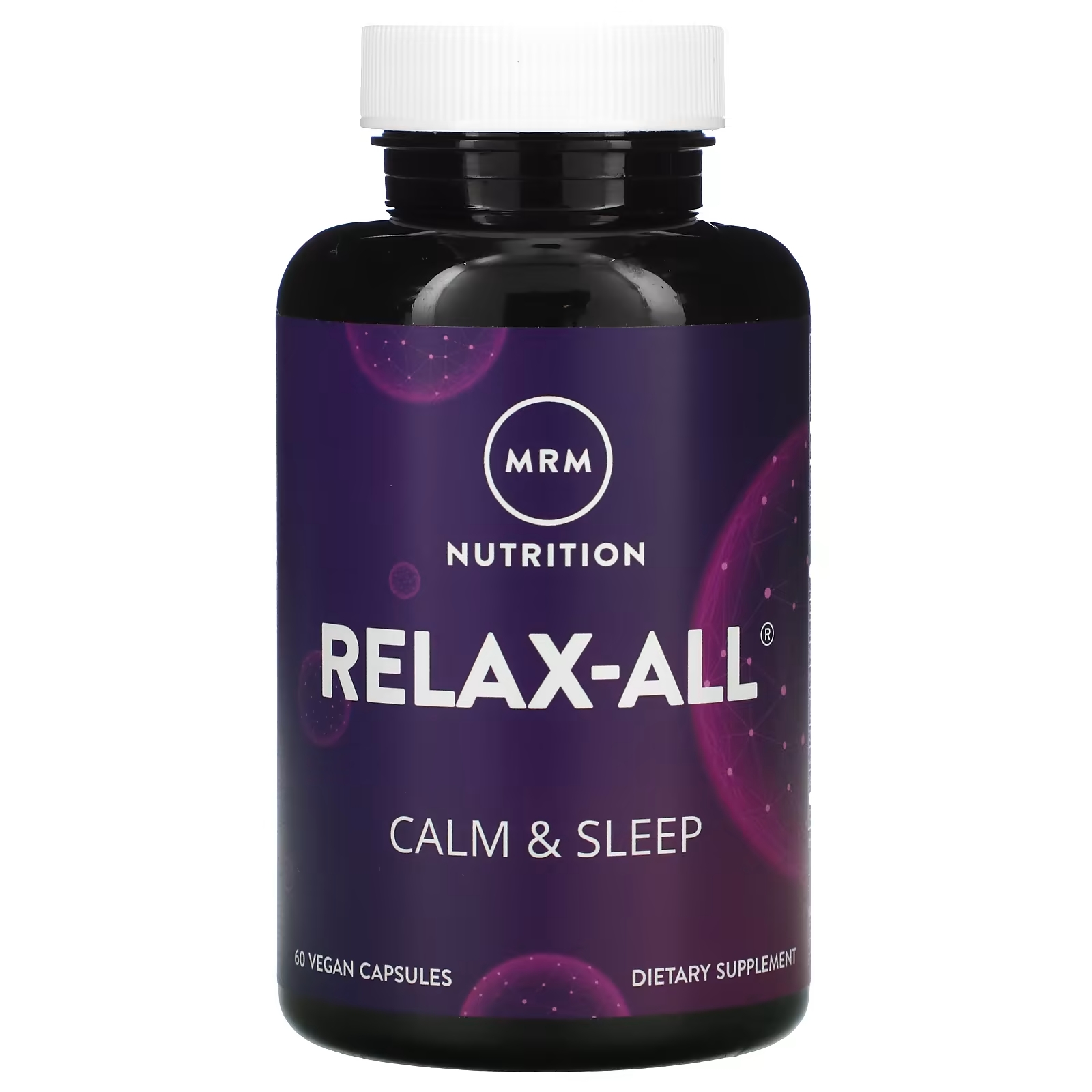 MRM Nutrition Relax-All Calm & Sleep для расслабления и сна, 60 веганских капсул mrm relax all 60 веганских капсул