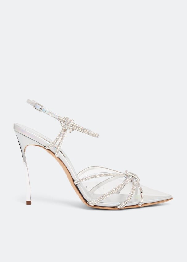

Туфли CASADEI Blade pumps, серебряный