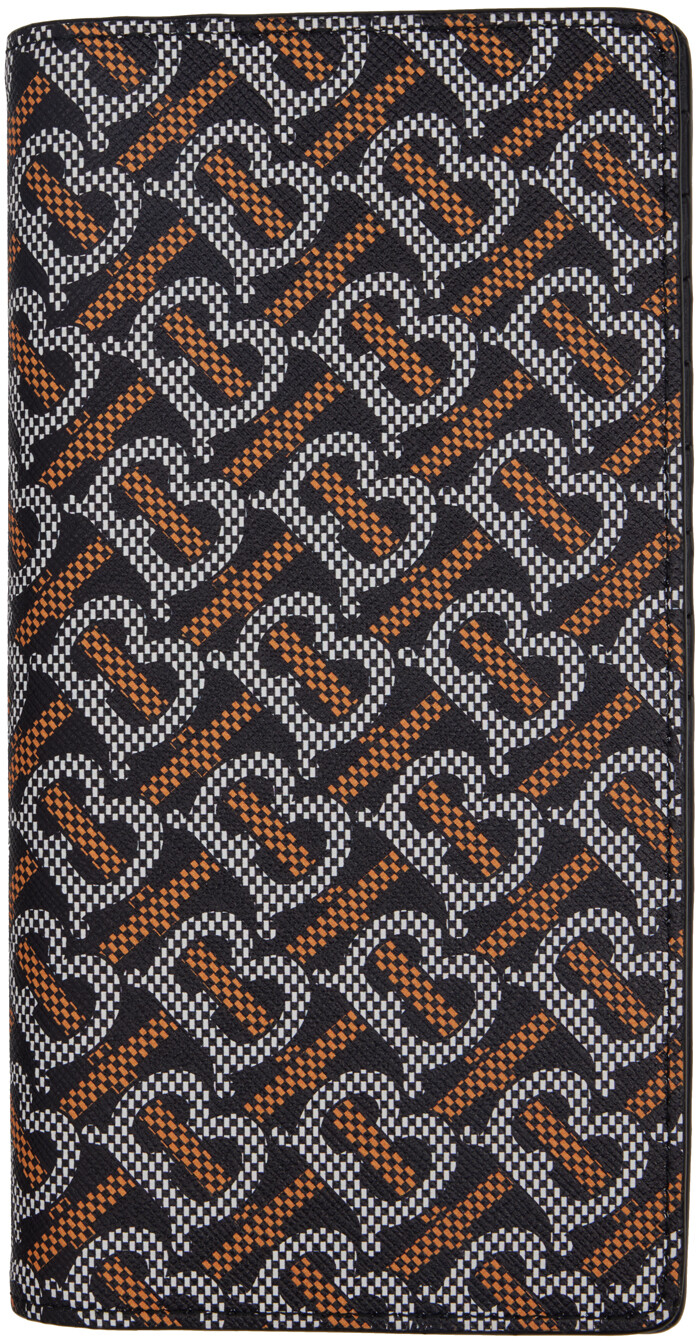 

Черный кошелек с монограммой Burberry
