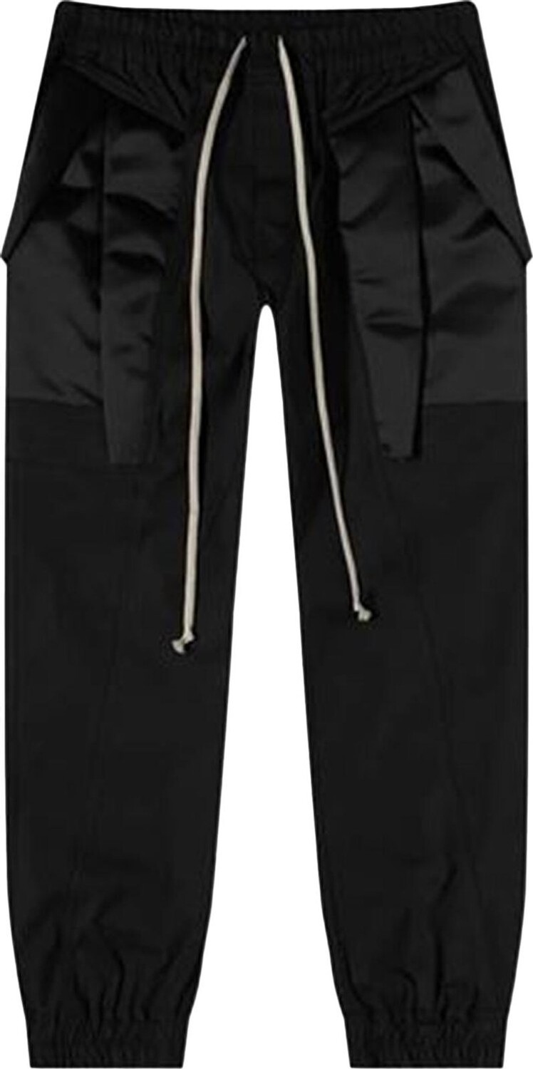 

Джоггеры Rick Owens Biker Joggers 'Black', черный