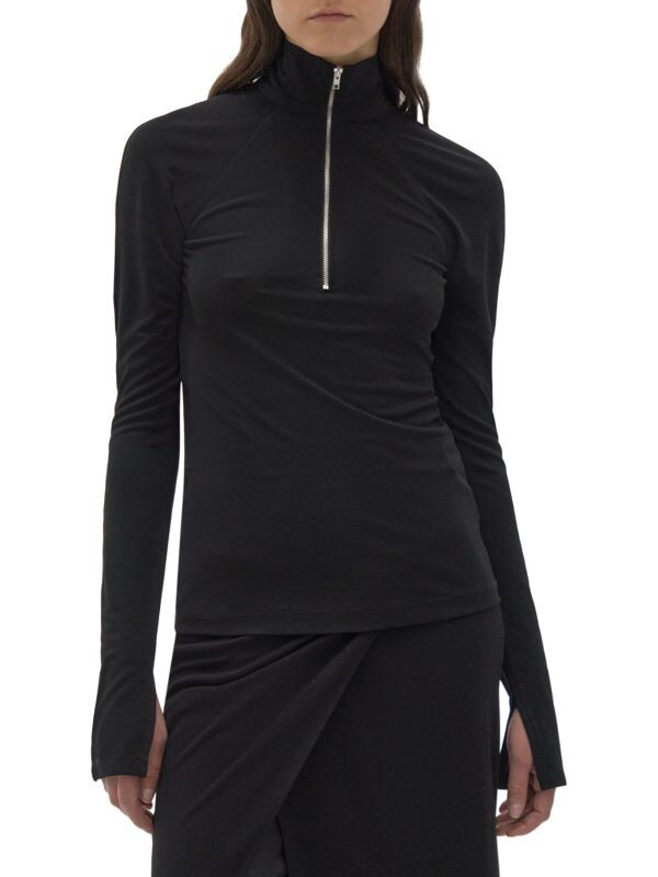 

Пуловер с молнией до половины Helmut Lang Black