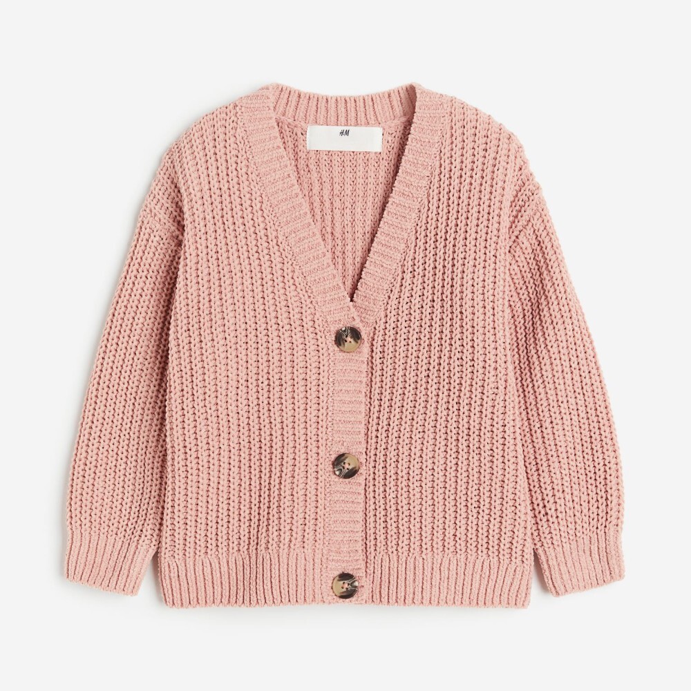 

Кардиган H&M Kids Oversized, светло-розовый