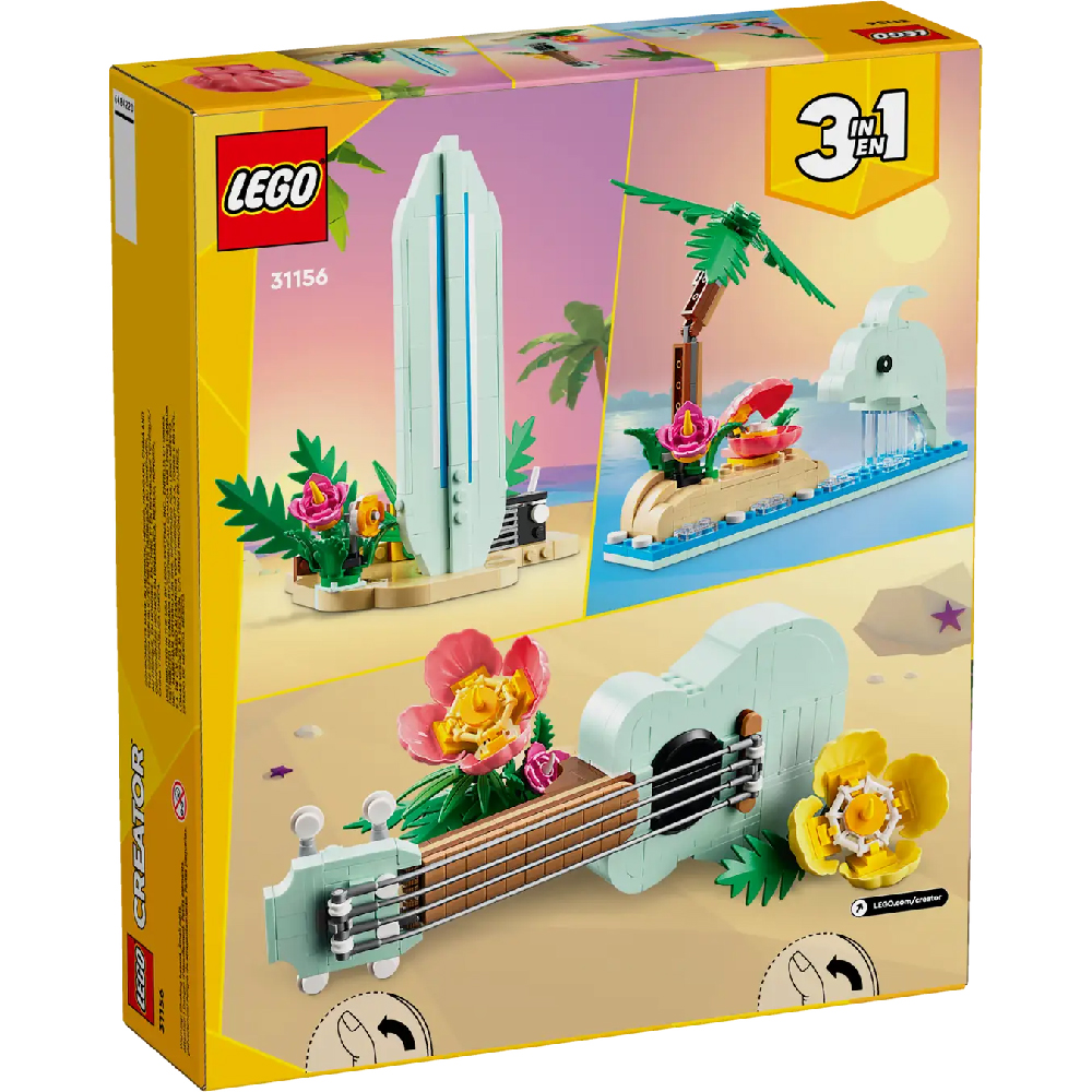 Конструктор Lego Tropical Ukulele 31156, 387 деталей конструктор ninja 10396 шагоход джея 387 деталей