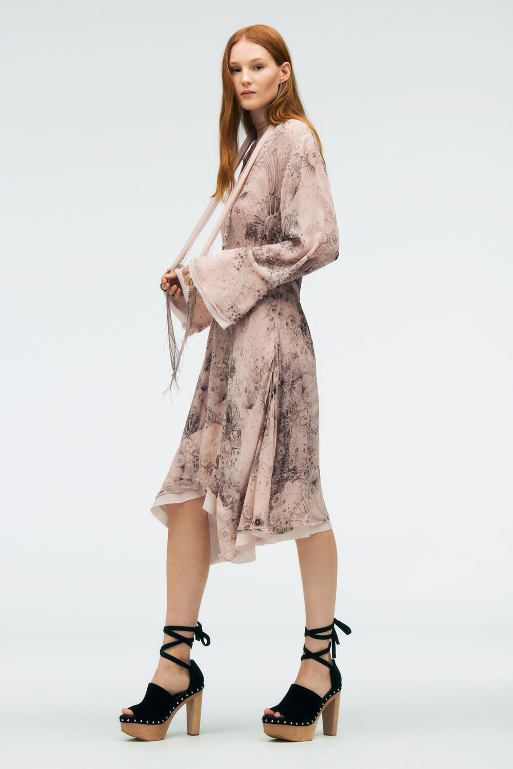 

Платье с принтом ZARA, принт