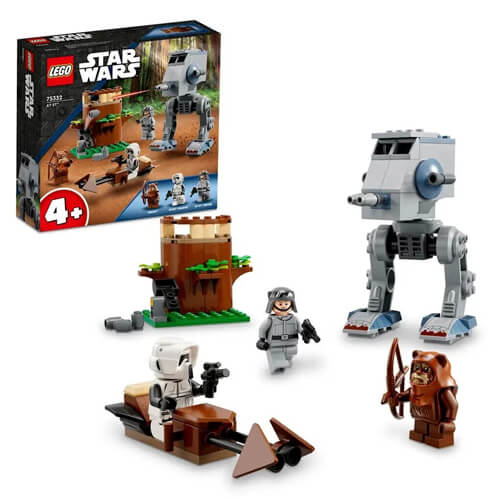 Конструктор LEGO Star Wars 75332 AT-ST Шагоход конструктор ninja 10396 шагоход джея 387 деталей