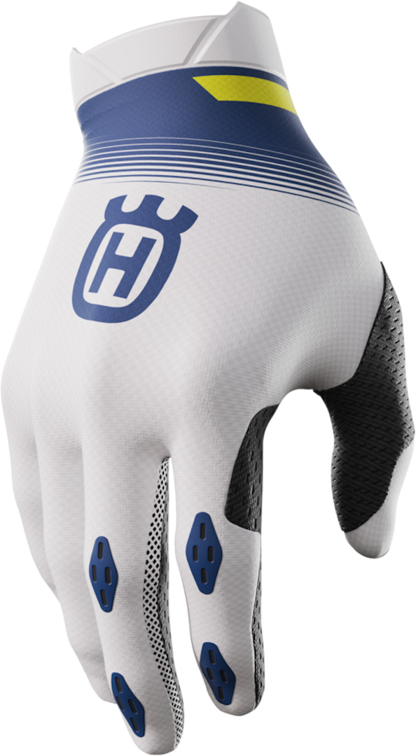 Перчатки Shot Aerolite Husqvarna Limited Edition 2023 с логотипом, синий/белый перчатки author синий белый