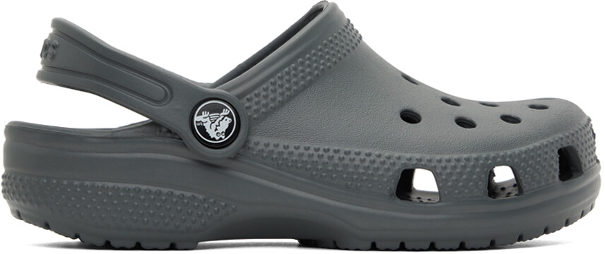 

Детские серые классические сабо Crocs