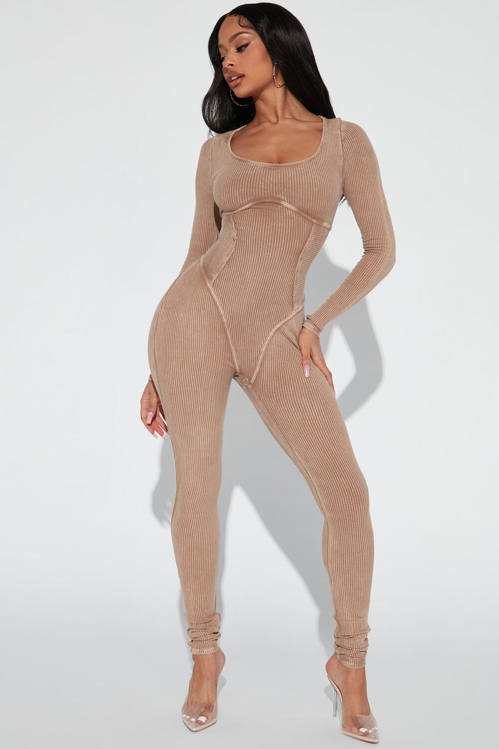 

Комбинезон Fashion Nova GD3533, мокко