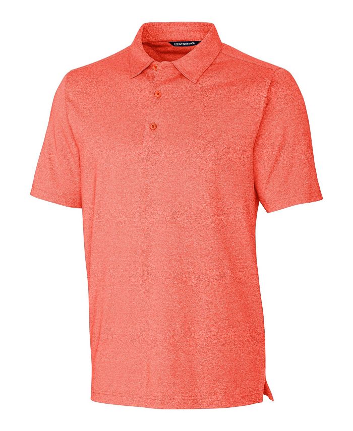Мужская рубашка-поло стрейч с принтом Forge Cutter & Buck, оранжевый цена и фото