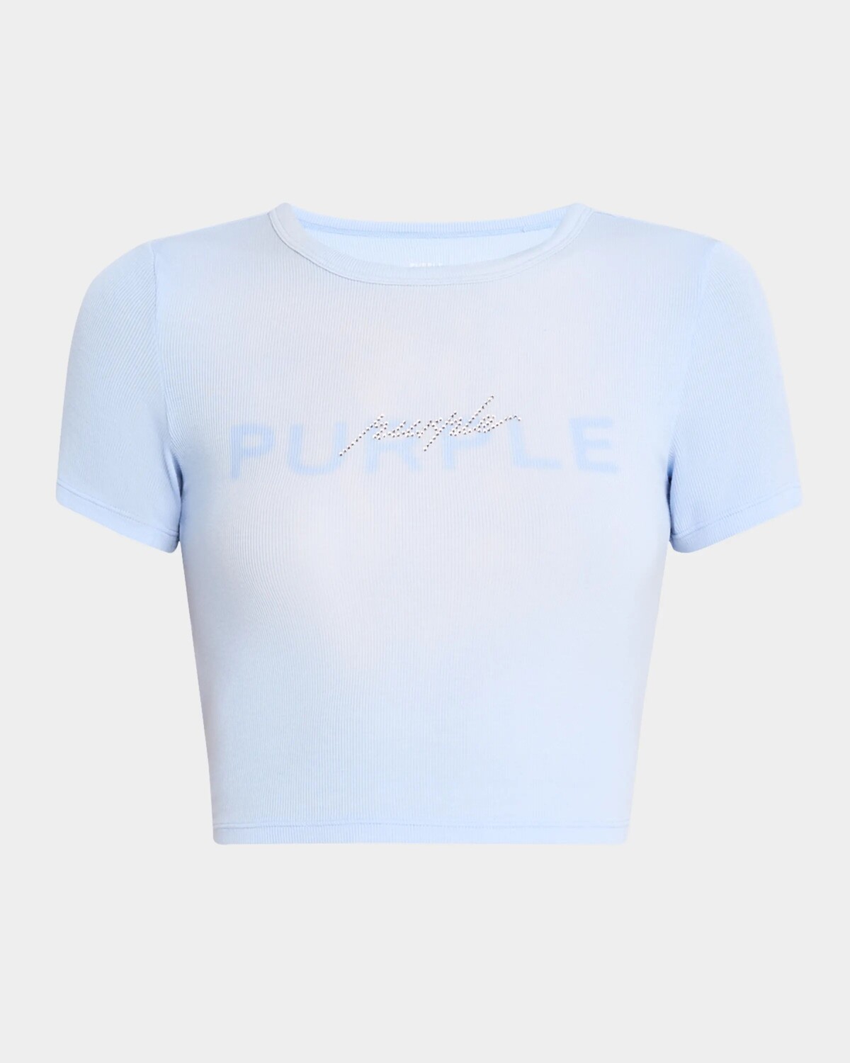 

Детская футболка с логотипом в рубчик Purple, синий