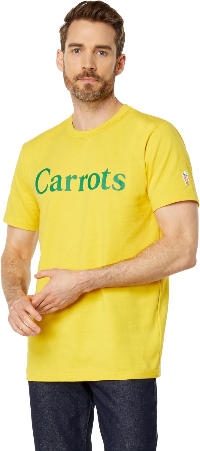 

Футболка с надписью «Морковь» Carrots By Anwar Carrots, желтый