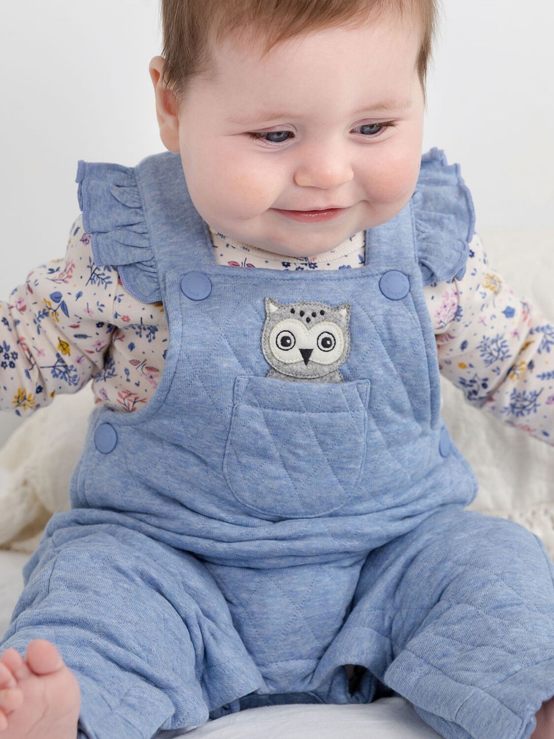 

Стеганый комбинезон Purebaby, Frozen Melange