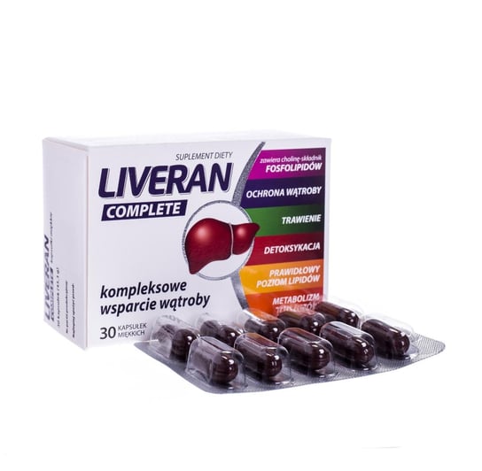 Liveran Complete, пищевая добавка, 30 мягких капсул Hasco-Lek