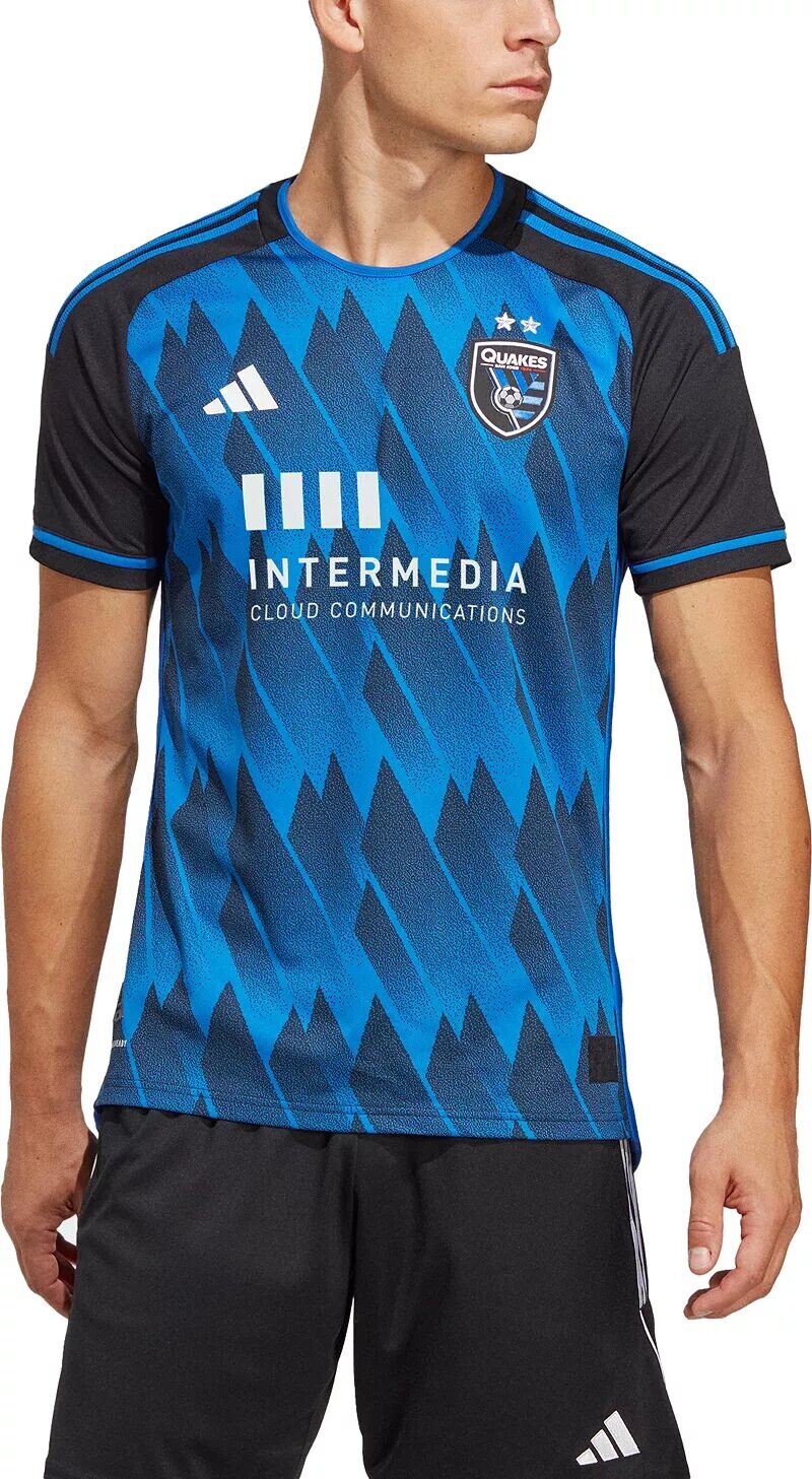 

Первичная аутентичная майка Adidas San Jose Earthquakes 2023 "Active Fault"