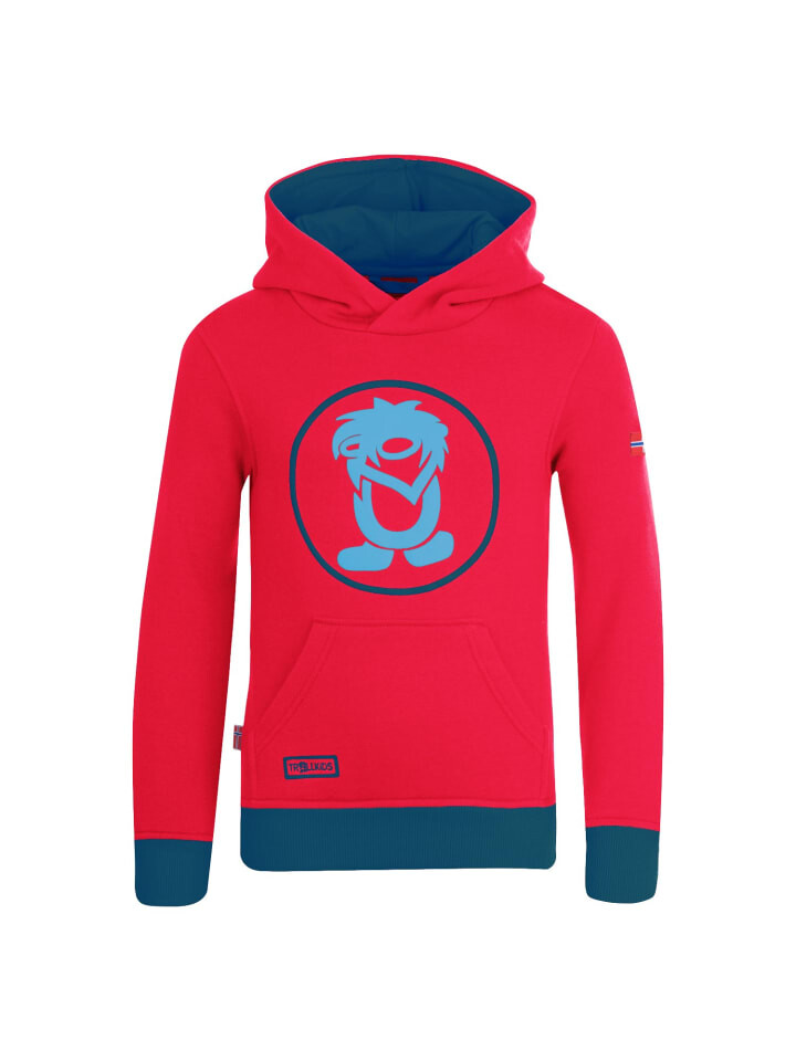 

Пуловер Trollkids Troll, цвет spicy red