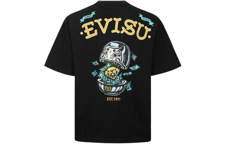 

EVISU Мужская футболка, От белого