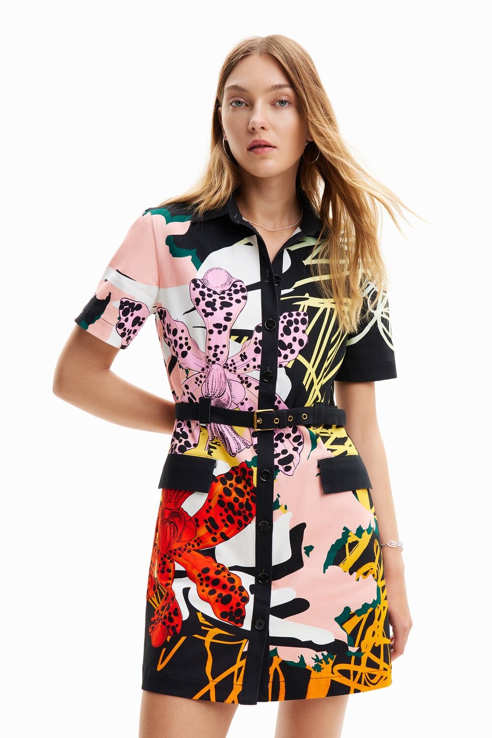 

Платье-блузка ALMERIA LACROIX Desigual, цвет black