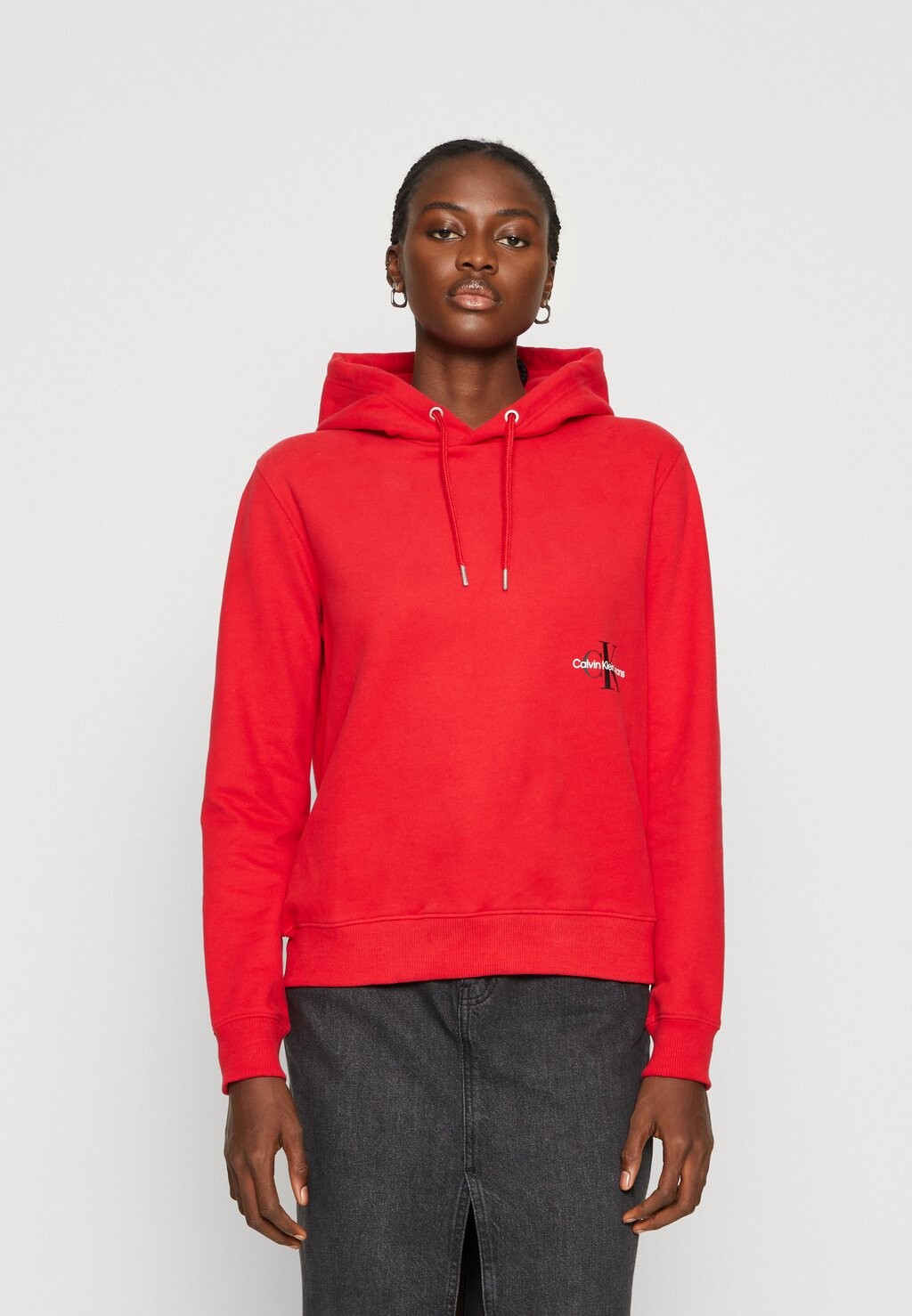 

Толстовка OFF PLACED MONOLOGUE HOODIE Calvin Klein Jeans, красный
