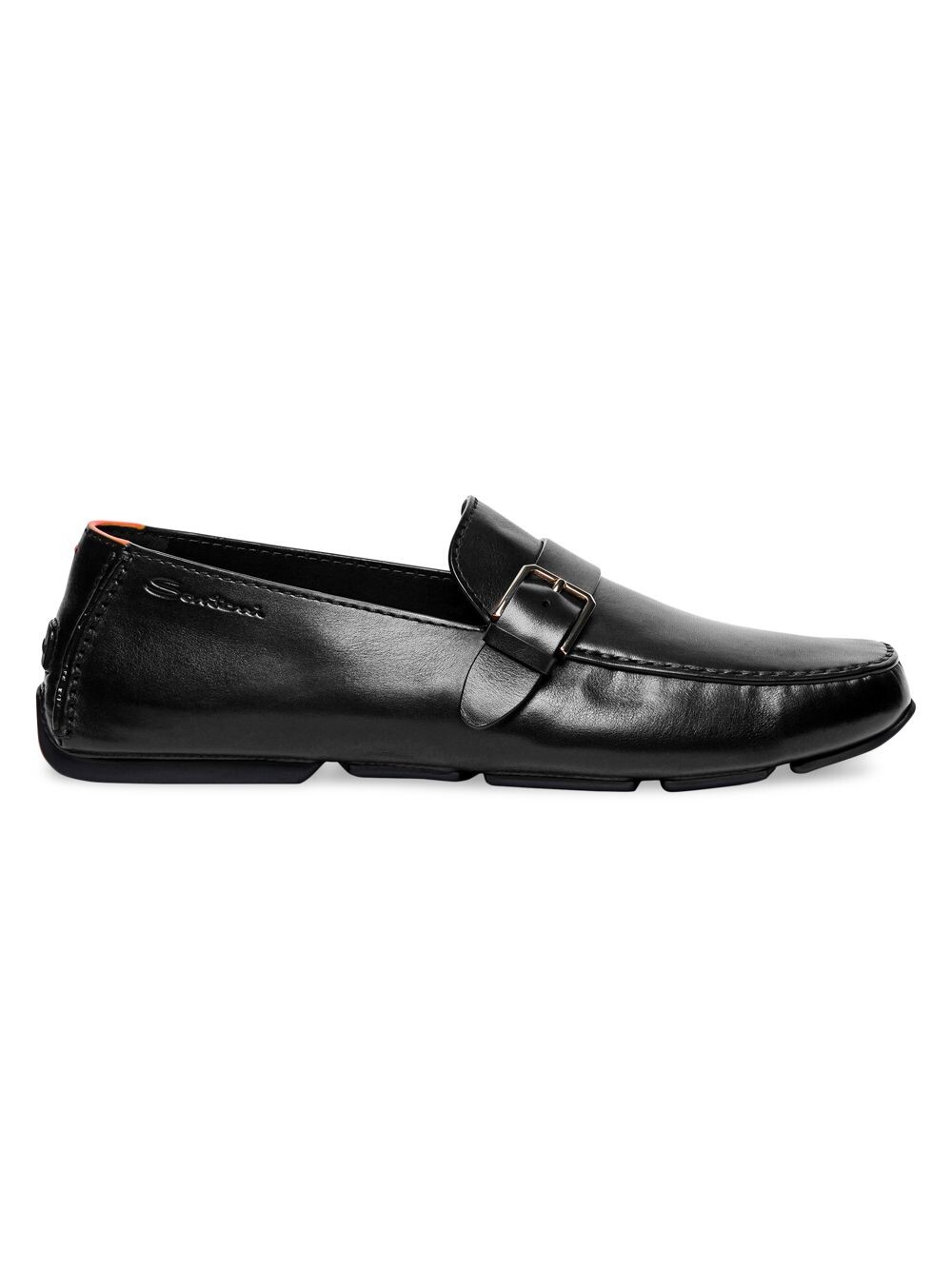 

Кожаные мокасины для вождения Santoni, черный