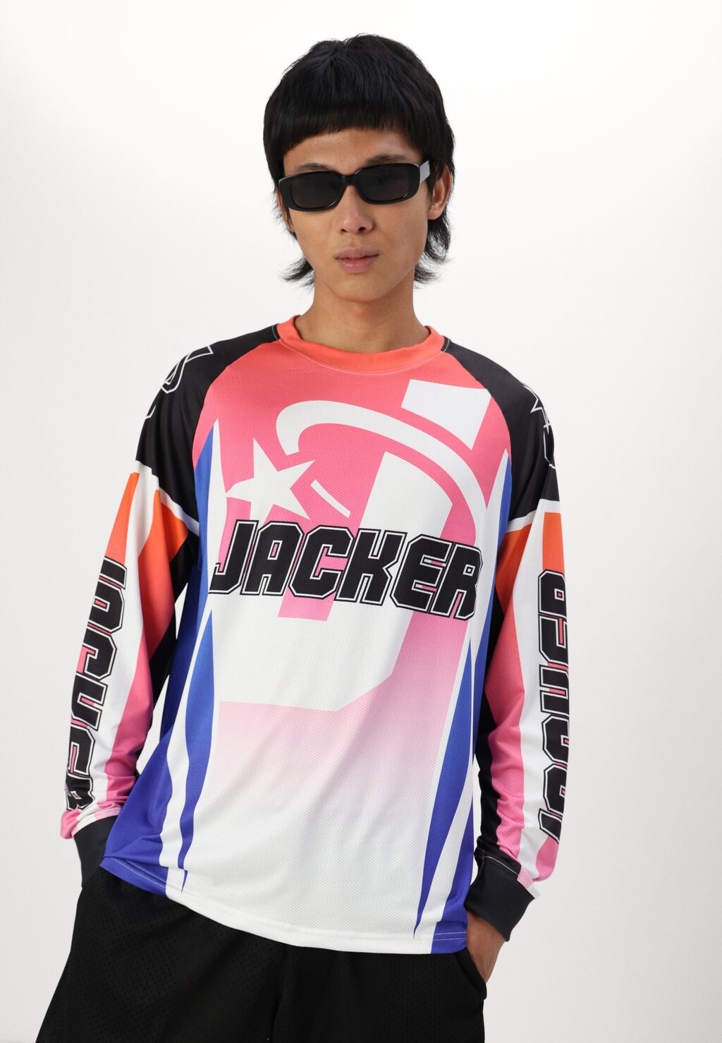 

Топ с длинными рукавами MOTOCROSS UNISEX Jacker, синий