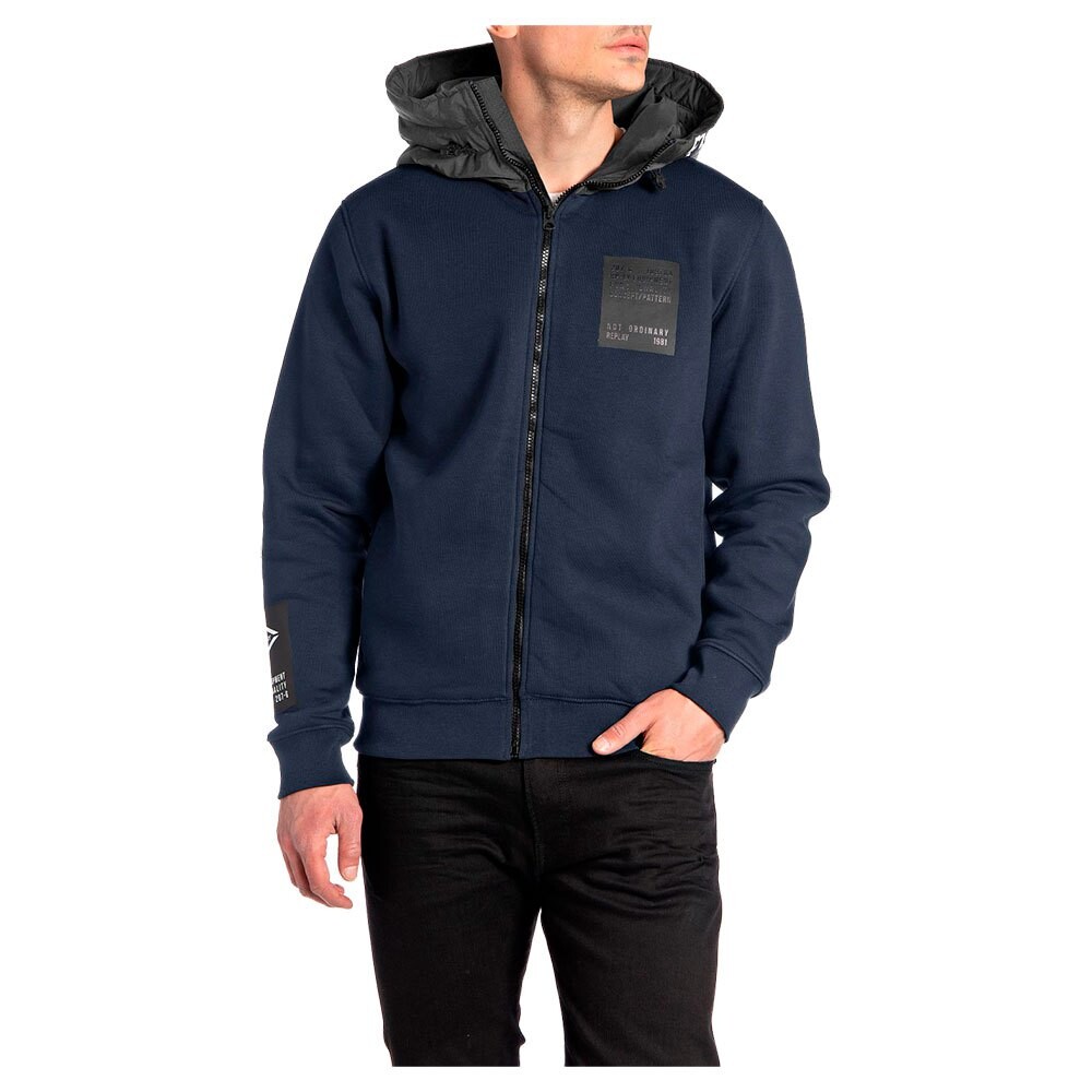 

Толстовка Replay M6278 .000.22706 Full Zip, синий