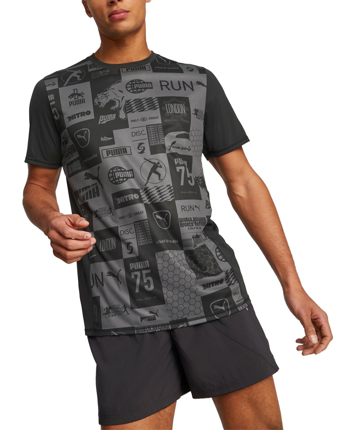 

Мужская футболка для бега с графическим логотипом Run Favorite Puma