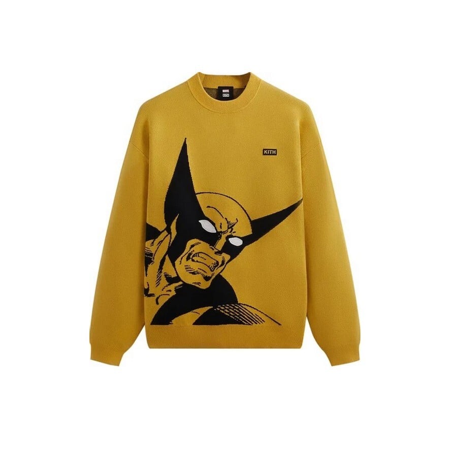 

Свитшот Kith For X-Men Wolverine Crewneck, горчичный, Желтый