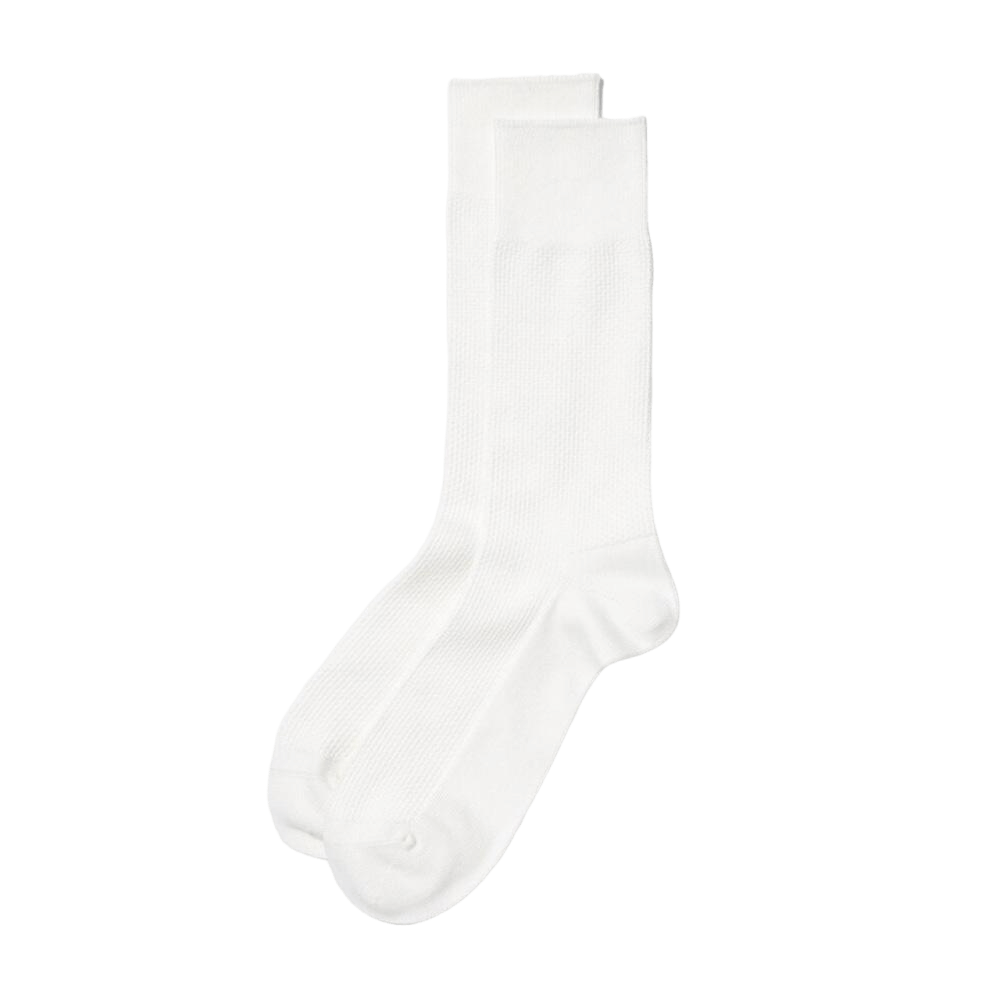 Комплект носков Uniqlo, белый комплект носков uniqlo ribbed socks 3 пары белый