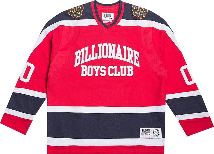 Лонгслив Billionaire Boys Club Don't Give A Puck Long-Sleeve Knit 'Red', красный - фото