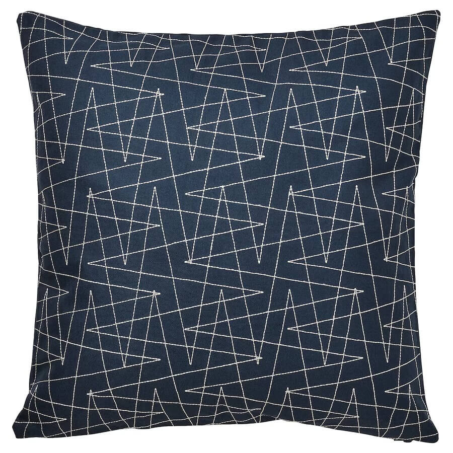 

Чехол на подушку Ikea Buskmagnolia 50x50 см, темно-синий